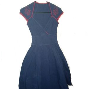 Sailor style Pin-up Couture dress